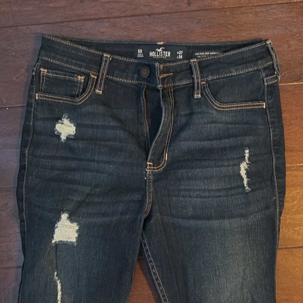 Hollister High Rise Skinny Jeans Size 27W - Picture 2 of 5
